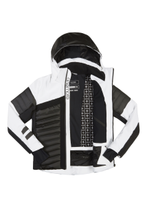 Onemore Mont 131 - insulated Ski Jacket Black/White/Black