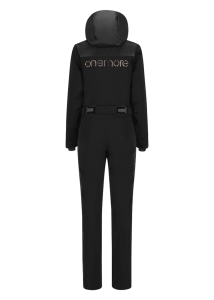 Onemore Tulum 161 - insulated One Piece Ski Suit Black/Black/Champagne
